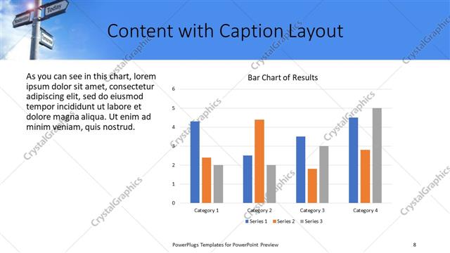 Content with Caption presentation slide layout