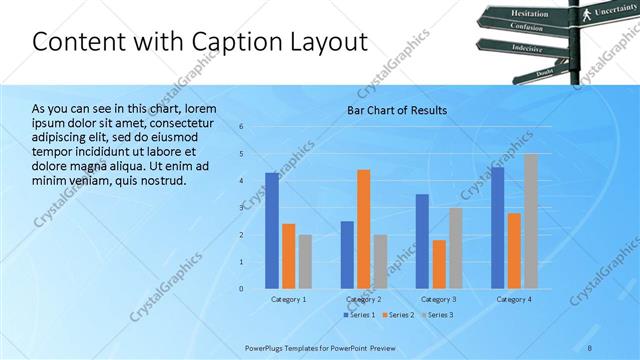 Content with Caption presentation slide layout