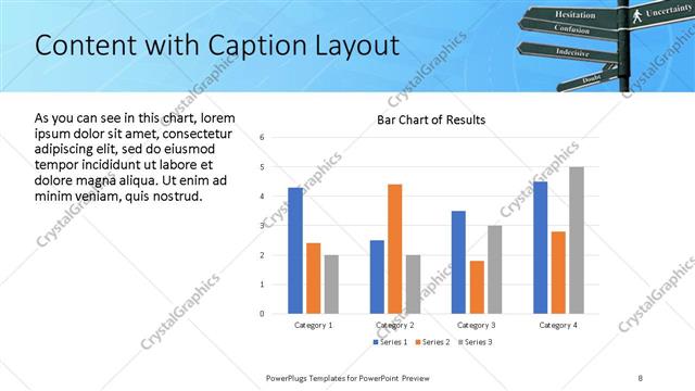 Content with Caption presentation slide layout