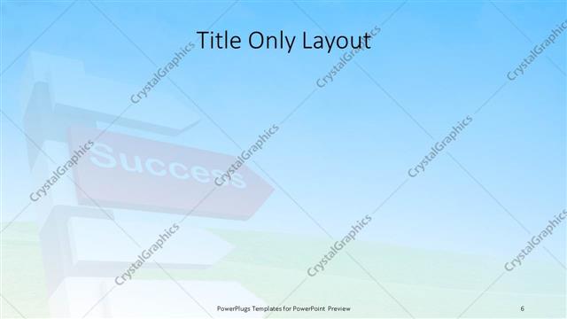 Title Only presentation slide layout