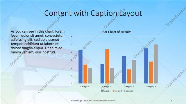 Content with Caption presentation slide layout