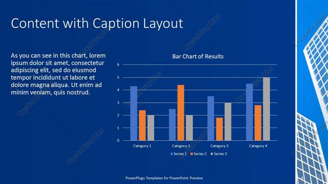 Content with Caption presentation slide layout