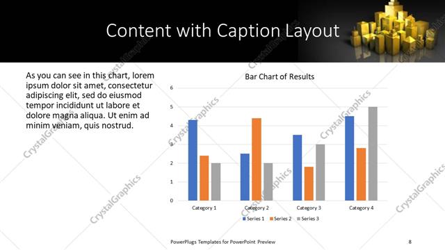 Content with Caption presentation slide layout
