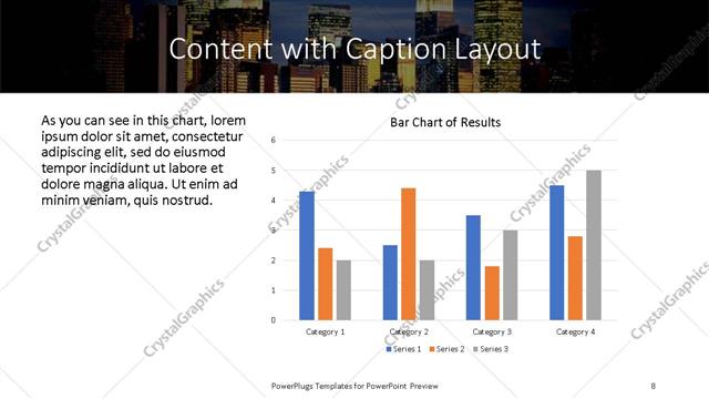 Content with Caption presentation slide layout