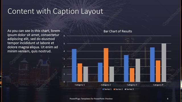Content with Caption presentation slide layout
