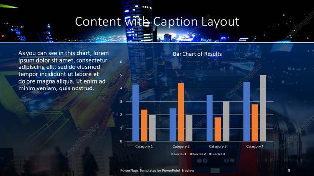 Content with Caption presentation slide layout