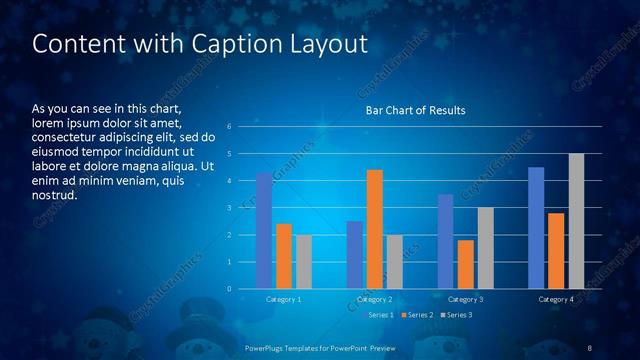 Content with Caption presentation slide layout