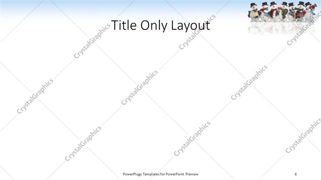 Title Only presentation slide layout