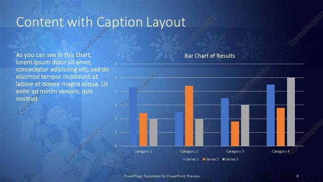 Content with Caption presentation slide layout
