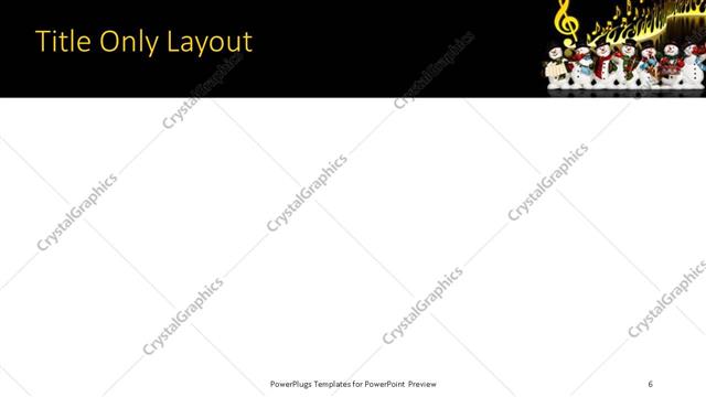 Title Only presentation slide layout