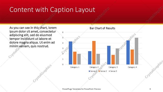 Content with Caption presentation slide layout