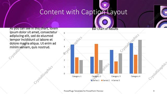 Content with Caption presentation slide layout