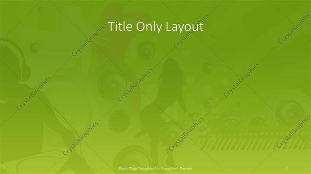 Title Only presentation slide layout