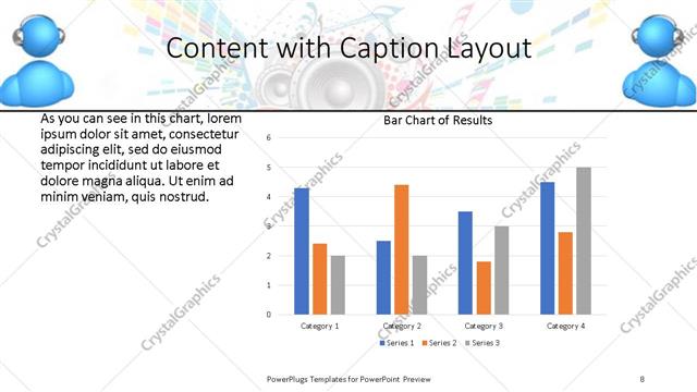 Content with Caption presentation slide layout