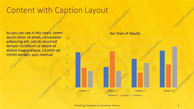 Content with Caption presentation slide layout