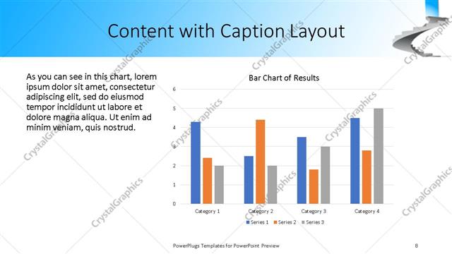 Content with Caption presentation slide layout