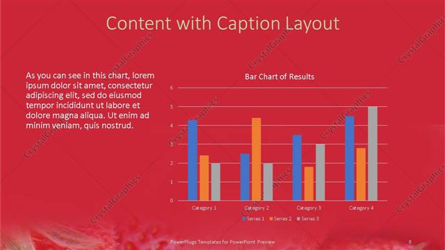 Content with Caption presentation slide layout