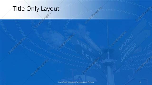 Title Only presentation slide layout