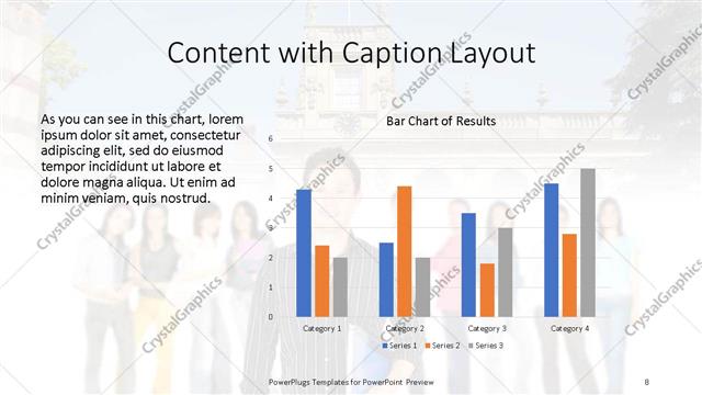 Content with Caption presentation slide layout