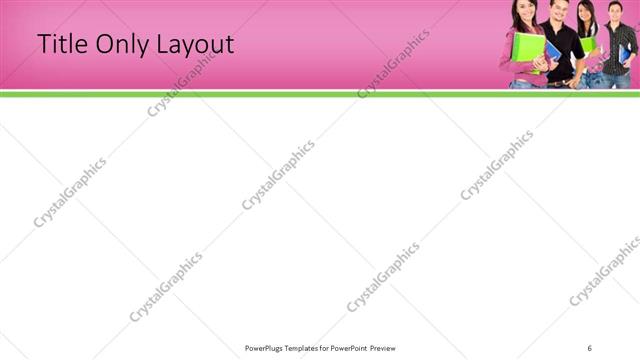 Title Only presentation slide layout