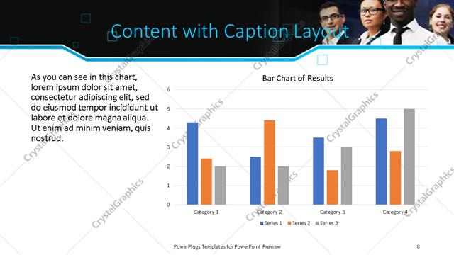 Content with Caption presentation slide layout