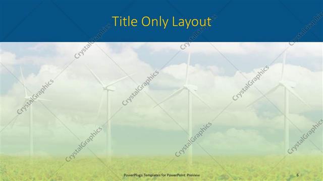 Title Only presentation slide layout
