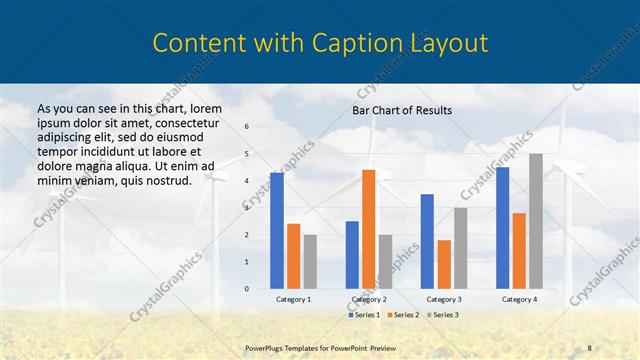 Content with Caption presentation slide layout