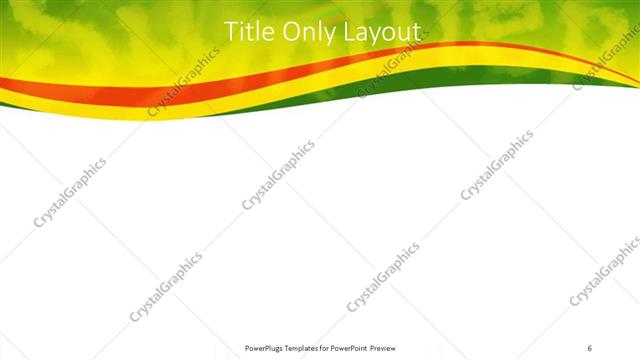 Title Only presentation slide layout