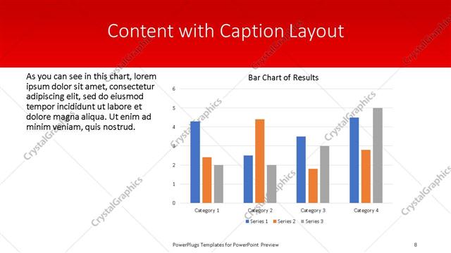 Content with Caption presentation slide layout