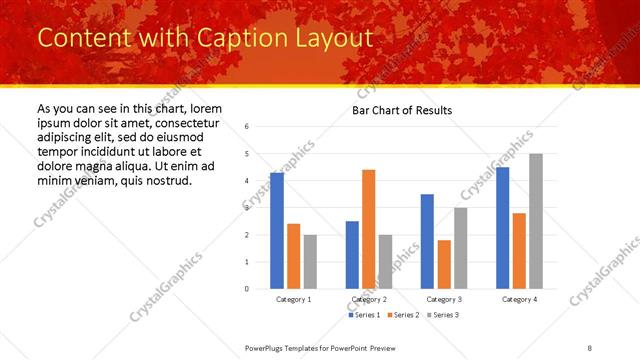 Content with Caption presentation slide layout