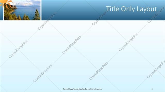 Title Only presentation slide layout