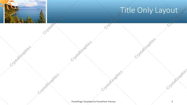 Title Only presentation slide layout