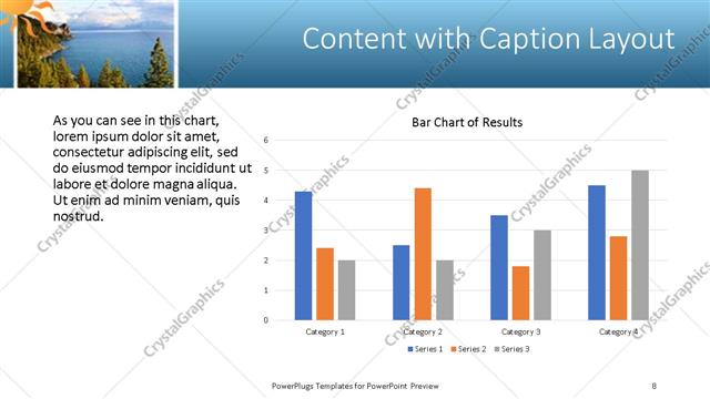 Content with Caption presentation slide layout