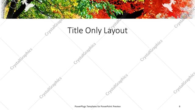 Title Only presentation slide layout