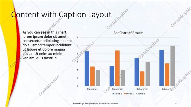 Content with Caption presentation slide layout