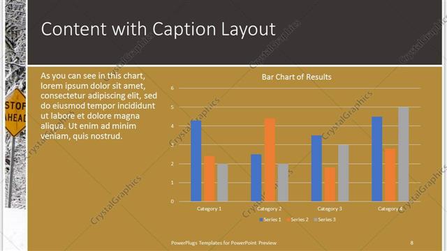 Content with Caption presentation slide layout