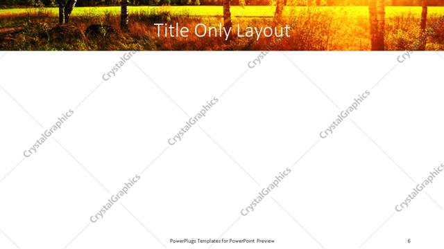 Title Only presentation slide layout