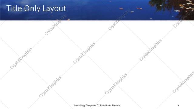 Title Only presentation slide layout