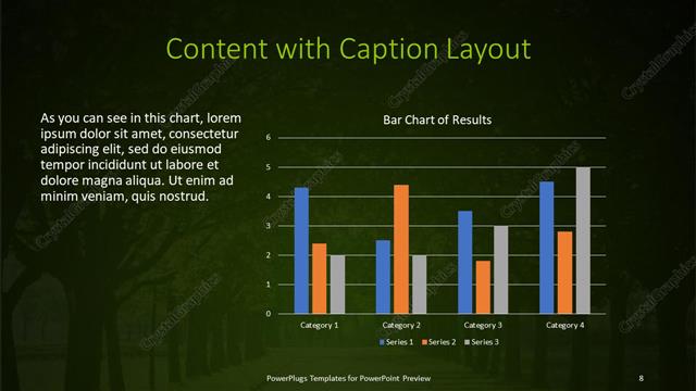 Content with Caption presentation slide layout