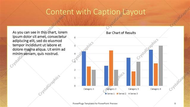 Content with Caption presentation slide layout