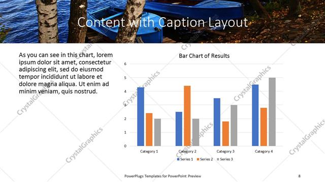Content with Caption presentation slide layout