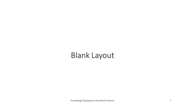Blank presentation slide layout