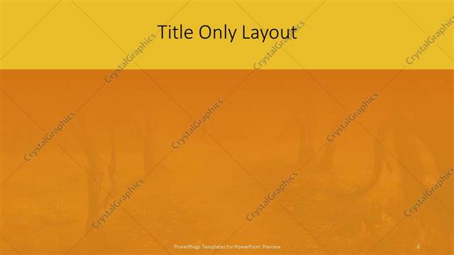 Title Only presentation slide layout