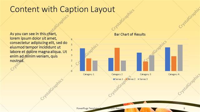 Content with Caption presentation slide layout