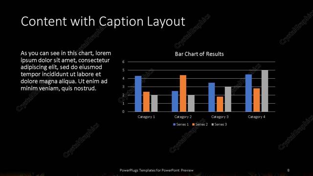 Content with Caption presentation slide layout