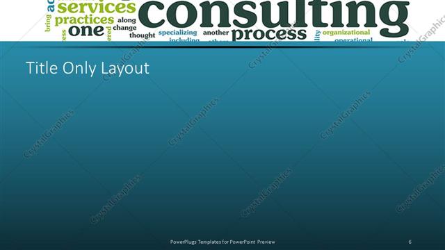 Title Only presentation slide layout