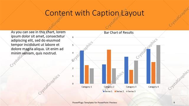 Content with Caption presentation slide layout
