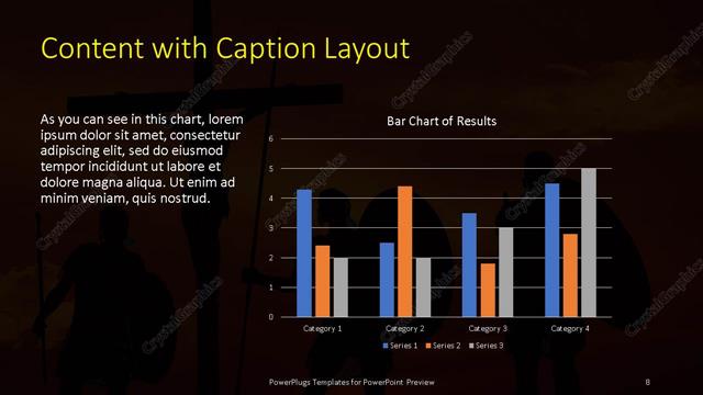 Content with Caption presentation slide layout