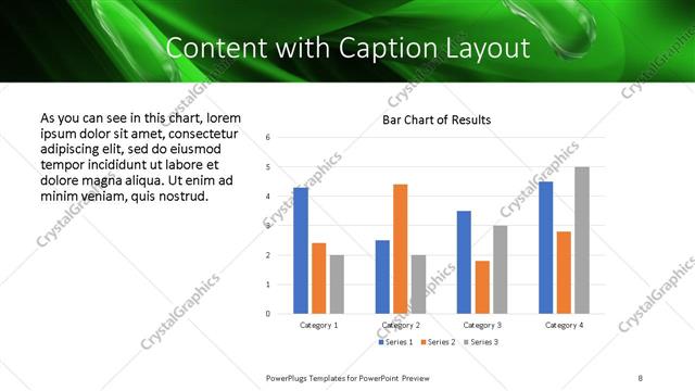 Content with Caption presentation slide layout
