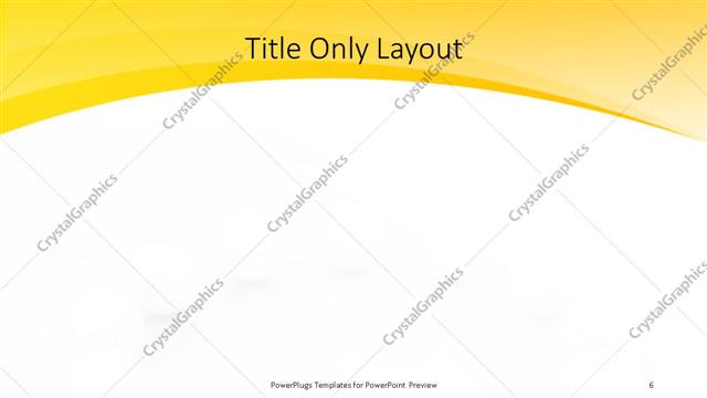 Title Only presentation slide layout